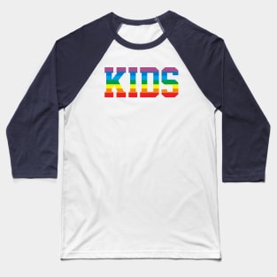 kids rainbows color Baseball T-Shirt